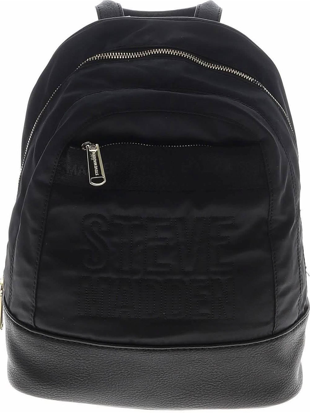 Steve Madden Black Women’s Backpack with Embossed Logo